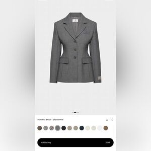 Aritzia- Babaton Standout Blazer (Re)essential - Gray